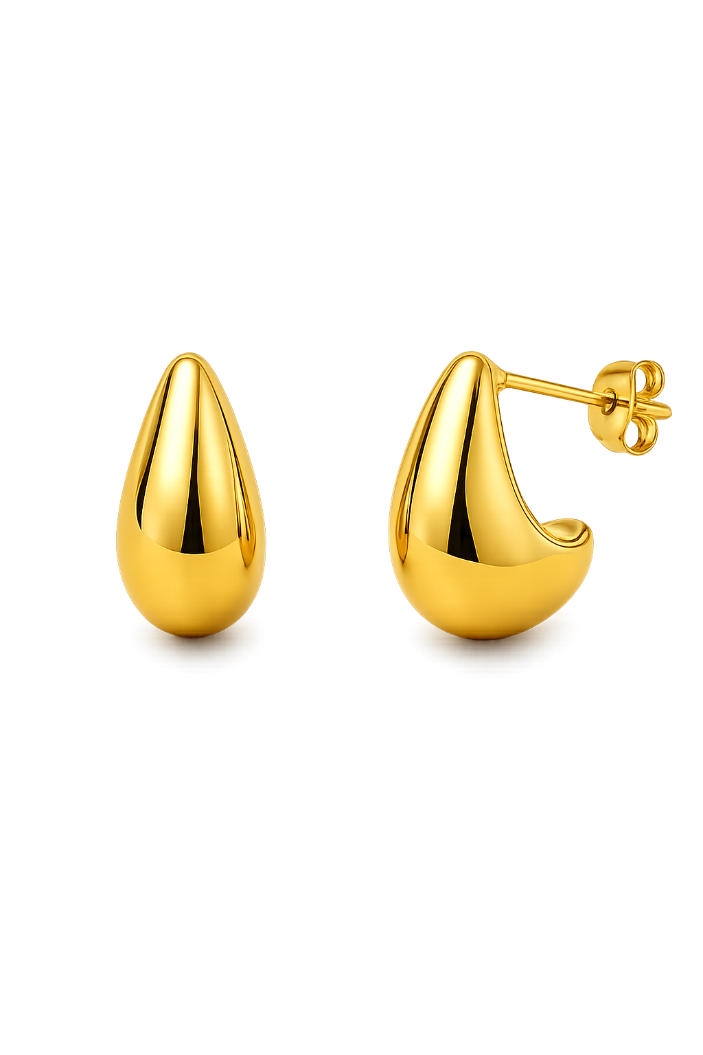 Gold Droplet Earrings
