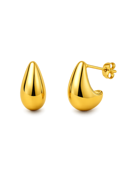 Gold Droplet Earrings