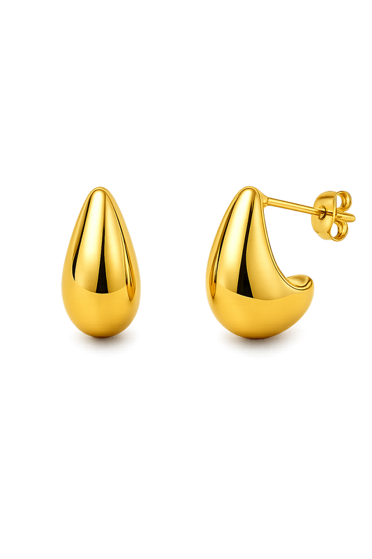 Gold Droplet Earrings