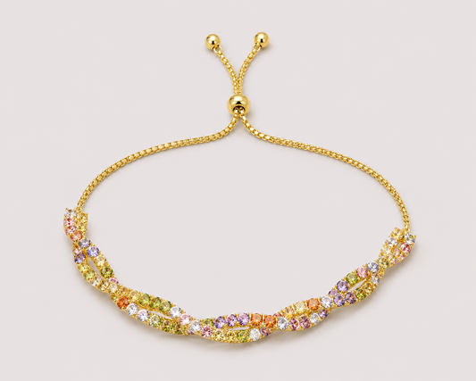 Twisted Tennis Bracelet