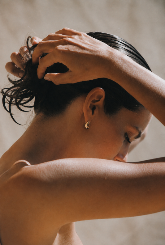 Gold Droplet Earrings